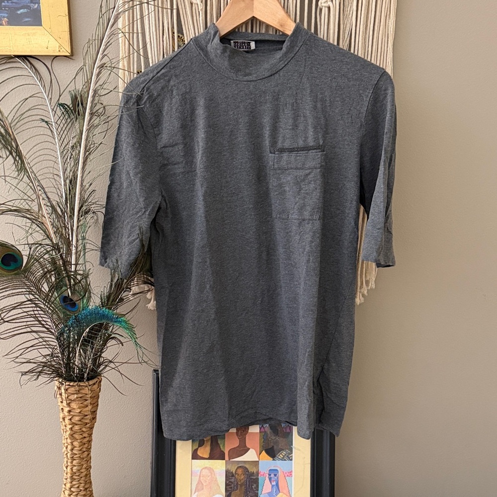 Women's Gray Pocket Tee